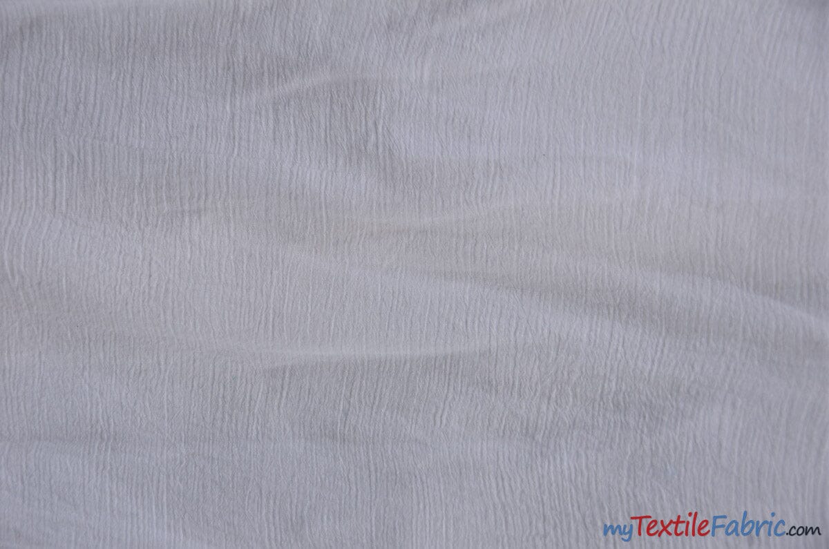 100% Cotton Gauze Fabric | Soft Lightweight Cotton Muslin | 48" Wide | Bolt Pricing | Multiple Colors Fabric mytextilefabric Bolts White 