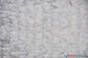 Leaf Taffeta | Hanging Leaf Taffeta | 57" Wide | Multiple Colors Available | Fabric mytextilefabric Yards White 