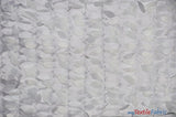 Leaf Taffeta | Hanging Leaf Taffeta | 57" Wide | Multiple Colors Available | Fabric mytextilefabric Yards White 