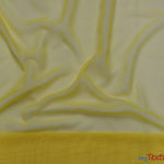 Load image into Gallery viewer, Chiffon Fabric | Super Soft &amp; Flowy | 60&quot; Wide | Wholesale Bolt | Multiple Colors | Fabric mytextilefabric Bolts Yellow 
