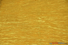 Load image into Gallery viewer, Crease Taffeta Fabric | Crush Taffeta | 52&quot; Wide | Wholesale Bolt | Multiple Colors | Fabric mytextilefabric Bolts Yellow 