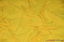 Load image into Gallery viewer, Extra Wide Polyester Fabric | 120&quot; Wide Polyester Fabric | 120&quot; Polypoplin for Tablecloths, Drapery, and Curtains | Fabric mytextilefabric Yards Yellow 
