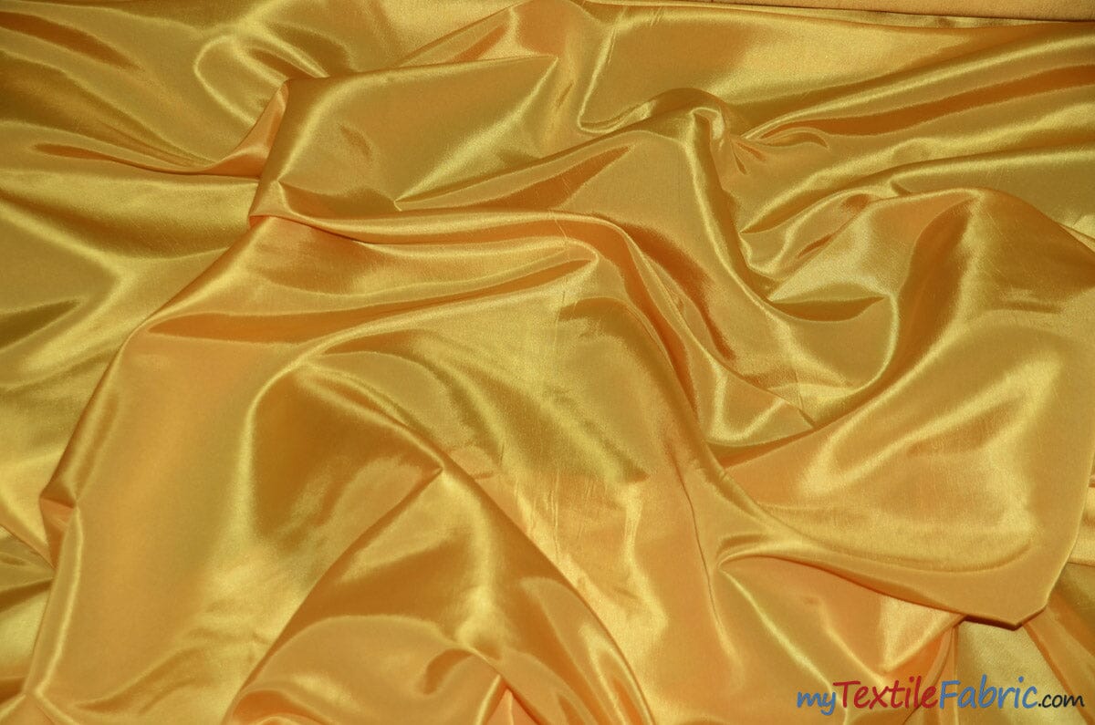 Taffeta Fabric | Two Tone Taffeta Fabric | Non Stretch Taffeta | 60" Wide | Multiple Solid Colors | Wholesale Bolt | Fabric mytextilefabric Bolts Yellow 