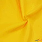 Load image into Gallery viewer, Polyester Silky Habotai Lining | 58&quot; Wide | Super Soft and Silky Poly Habotai Fabric | Wholesale Bolt | Multiple Colors | Digital Printing, Apparel Lining, Drapery and Decor | Fabric mytextilefabric Bolts Yellow 
