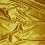 Load image into Gallery viewer, Silky Soft Medium Satin Fabric | Lightweight Event Drapery Satin | 60&quot; Wide | Sample Swatches | Fabric mytextilefabric Sample Swatches Yellow 0019 
