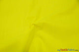 Polyester Cotton Broadcloth Fabric | 60" Wide | Solid Colors | Sample Swatch | Multiple Colors | Fabric mytextilefabric Sample Swatches Yellow 