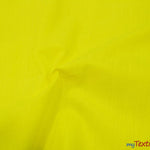 Load image into Gallery viewer, Polyester Cotton Broadcloth Fabric | 60&quot; Wide | Solid Colors | Sample Swatch | Multiple Colors | Fabric mytextilefabric Sample Swatches Yellow 
