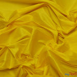 Load image into Gallery viewer, Polyester Silk Fabric | Faux Silk | Polyester Dupioni Fabric | Sample Swatch | 54&quot; Wide | Multiple Colors | Fabric mytextilefabric Sample Swatches Yellow 

