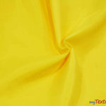 Load image into Gallery viewer, Polyester Lining Fabric | Woven Polyester Lining | 60&quot; Wide | Wholesale Bolt | Imperial Taffeta Lining | Apparel Lining | Tent Lining and Decoration | Fabric mytextilefabric Bolts Yellow 
