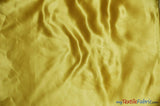 Bridal Satin Fabric | Shiny Bridal Satin | 60" Wide | Sample Swatch | Fabric mytextilefabric Sample Swatches Yellow 